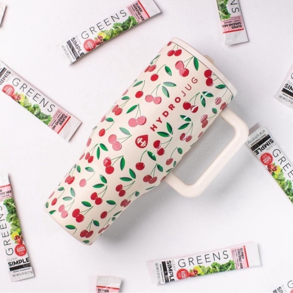 Hydrojug Traveler 40oz Cherry Print
